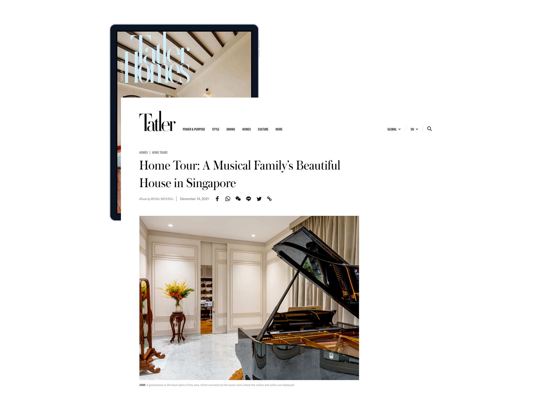 Cube Associates (Home Tour - A Musical Family's Beautiful House in Singapore)